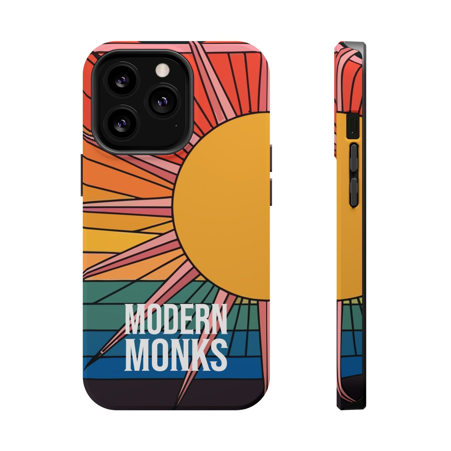 Modern Monks Rainbow Sun MagSafe Tough Case