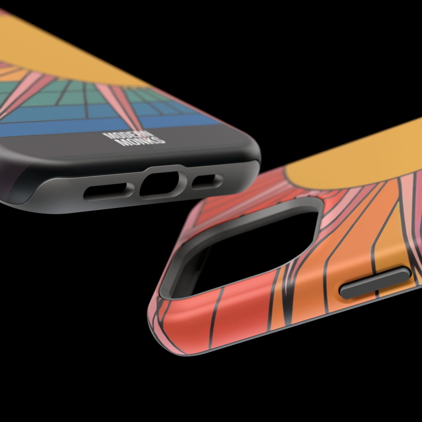 Modern Monks Rainbow Sun MagSafe Tough Case