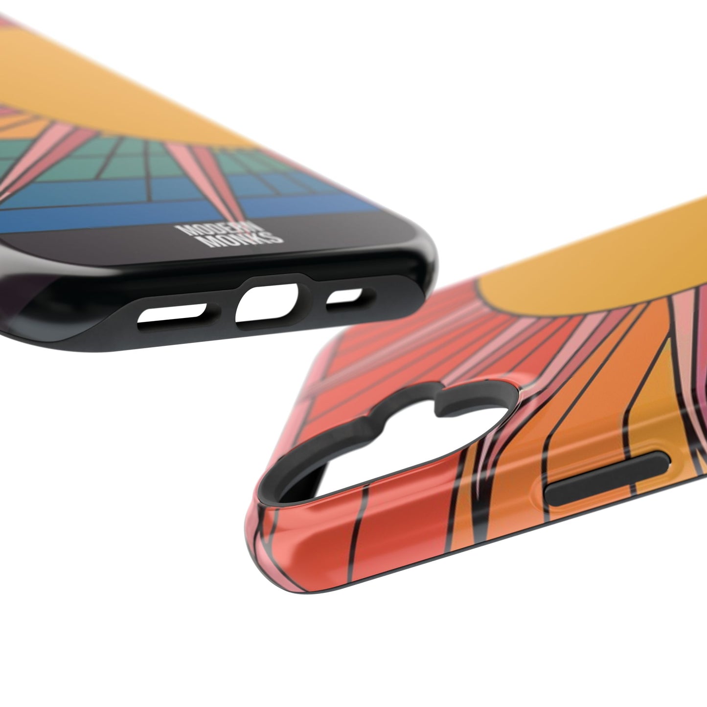 Modern Monks Rainbow Sun MagSafe Tough Case
