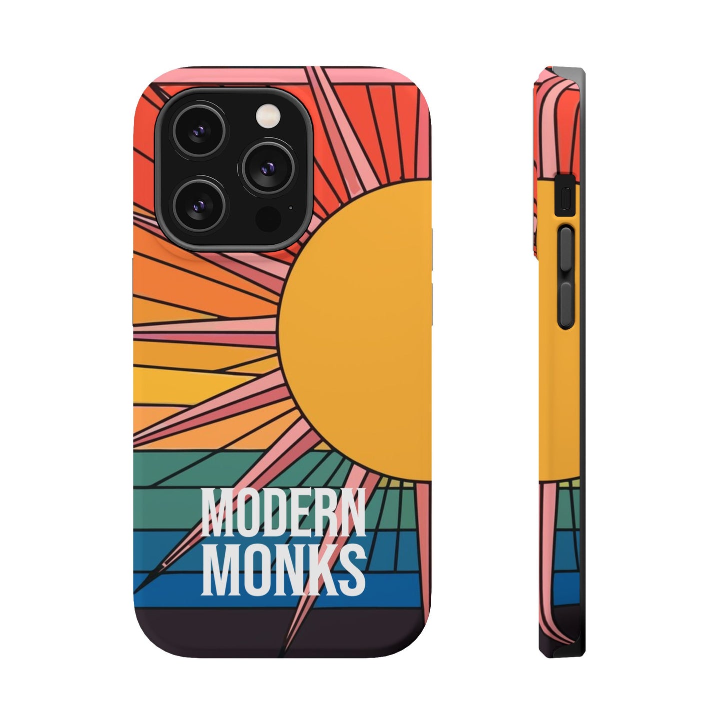 Modern Monks Rainbow Sun MagSafe Tough Case