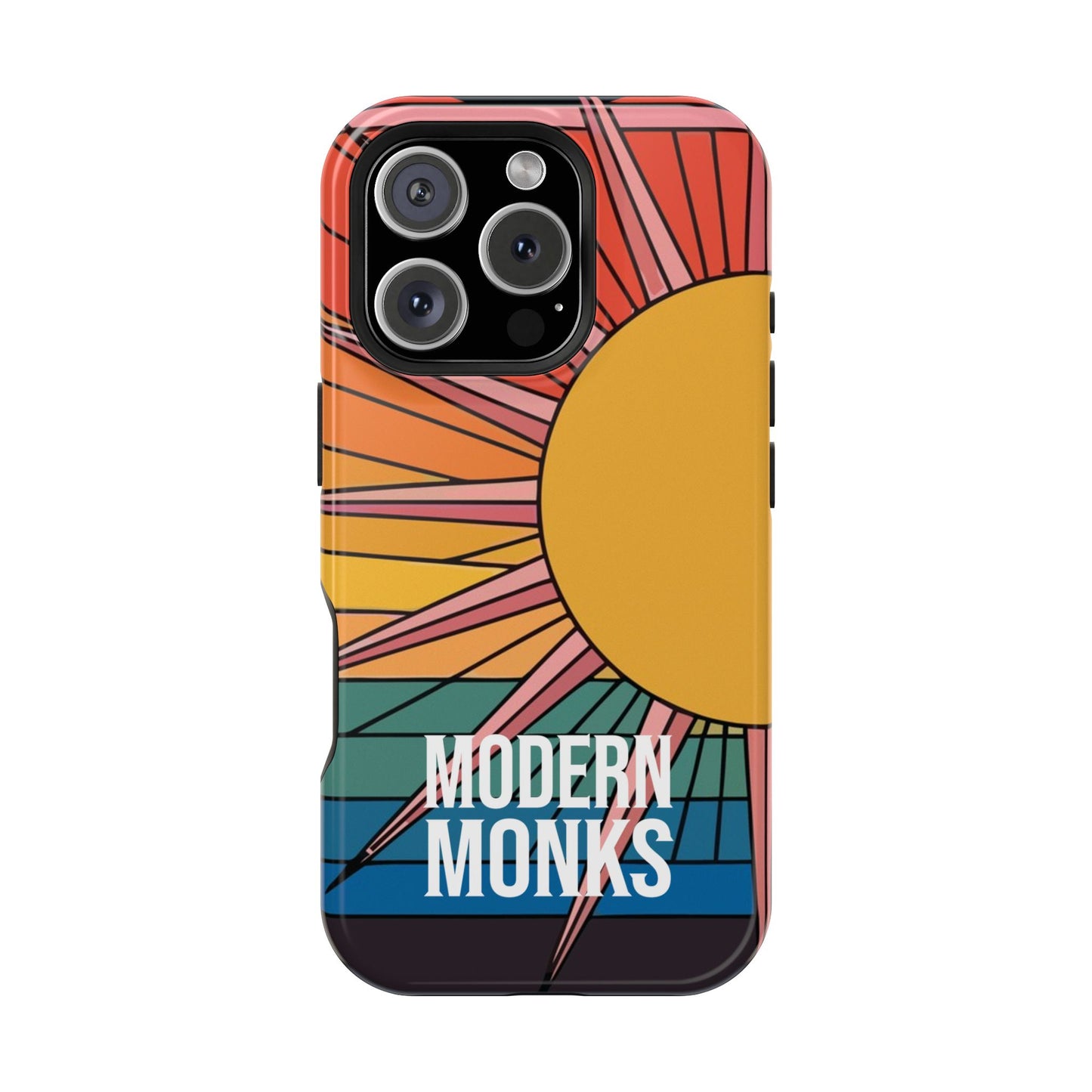 Modern Monks Rainbow Sun MagSafe Tough Case