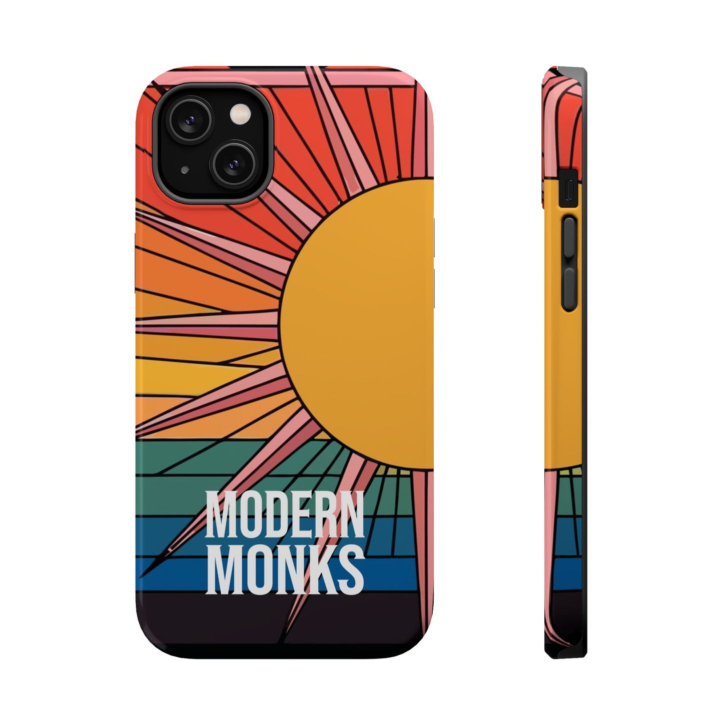 Modern Monks Rainbow Sun MagSafe Tough Case