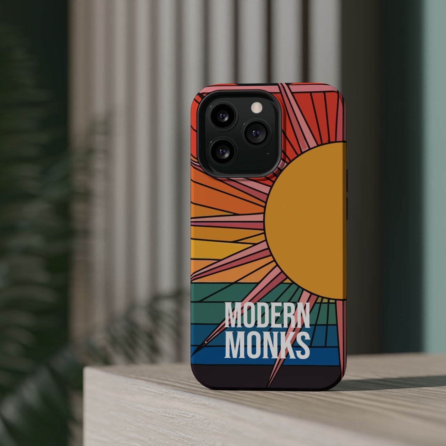 Modern Monks Rainbow Sun MagSafe Tough Case