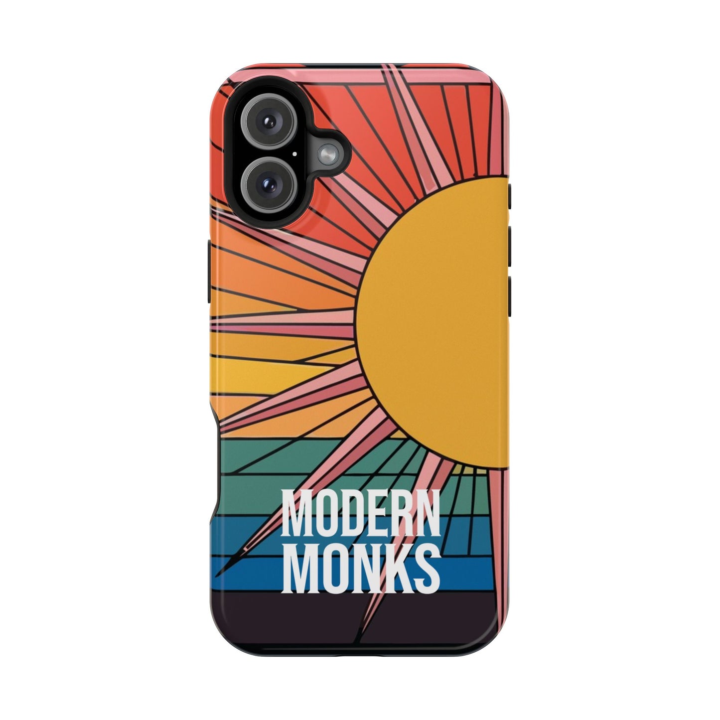 Modern Monks Rainbow Sun MagSafe Tough Case