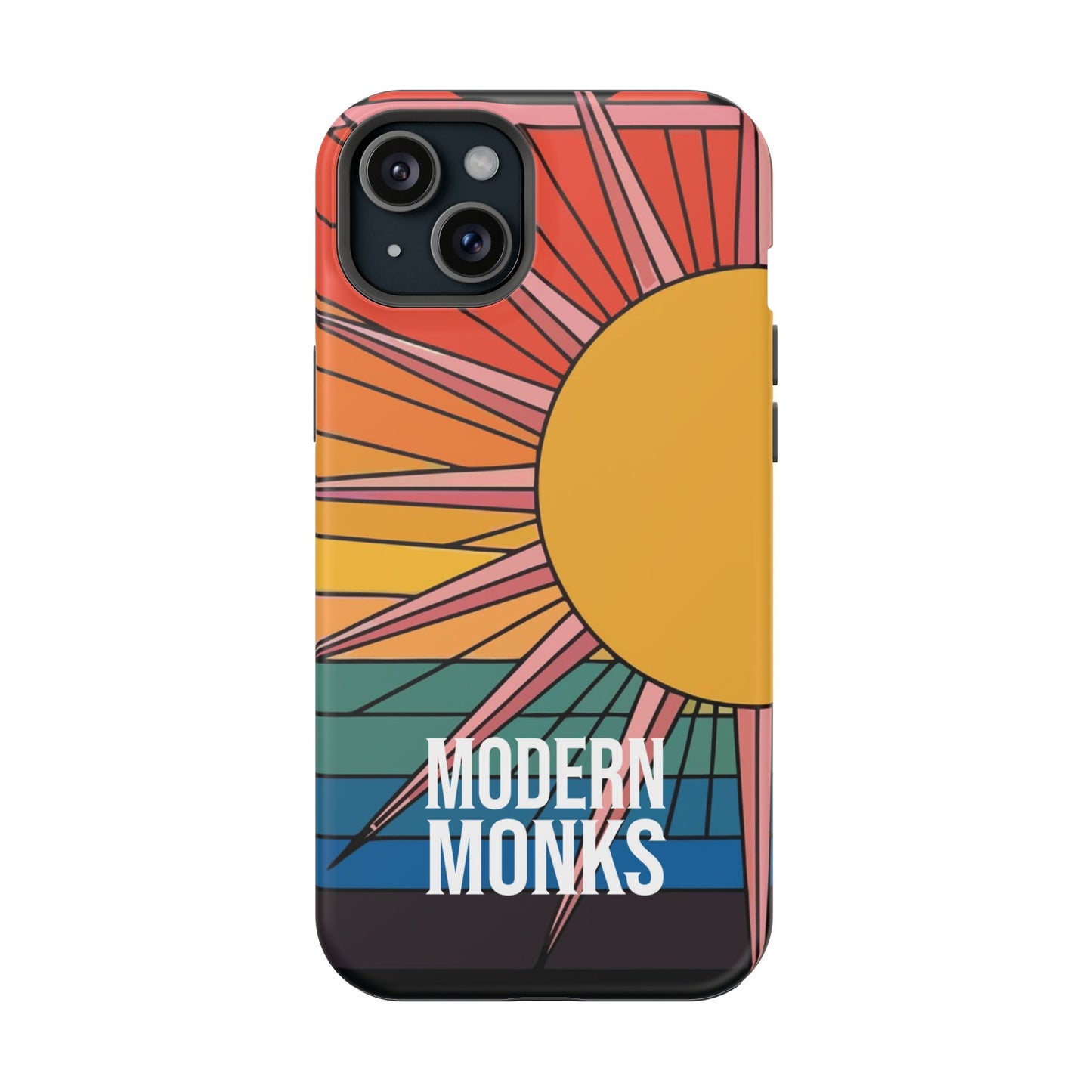 Modern Monks Rainbow Sun MagSafe Tough Case