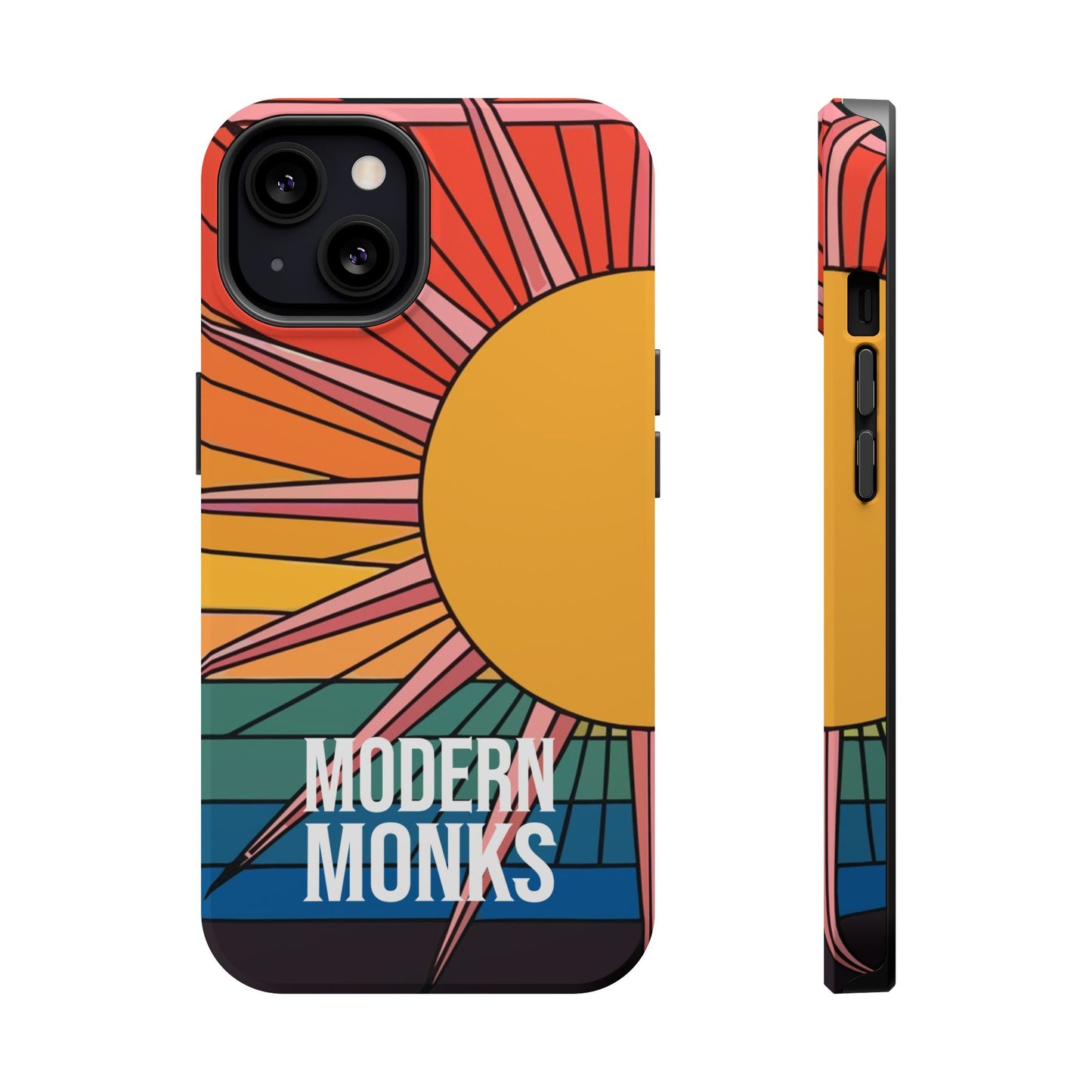 Modern Monks Rainbow Sun MagSafe Tough Case