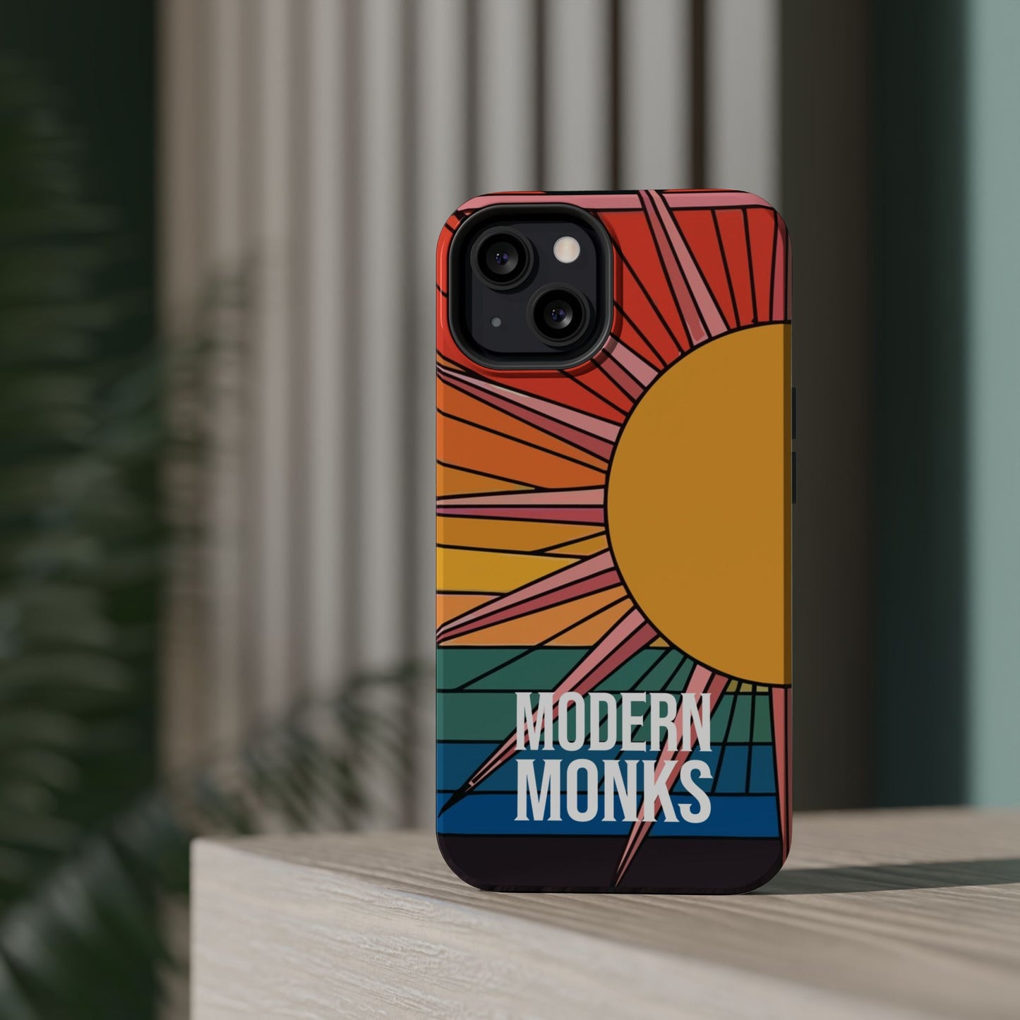 Modern Monks Rainbow Sun MagSafe Tough Case