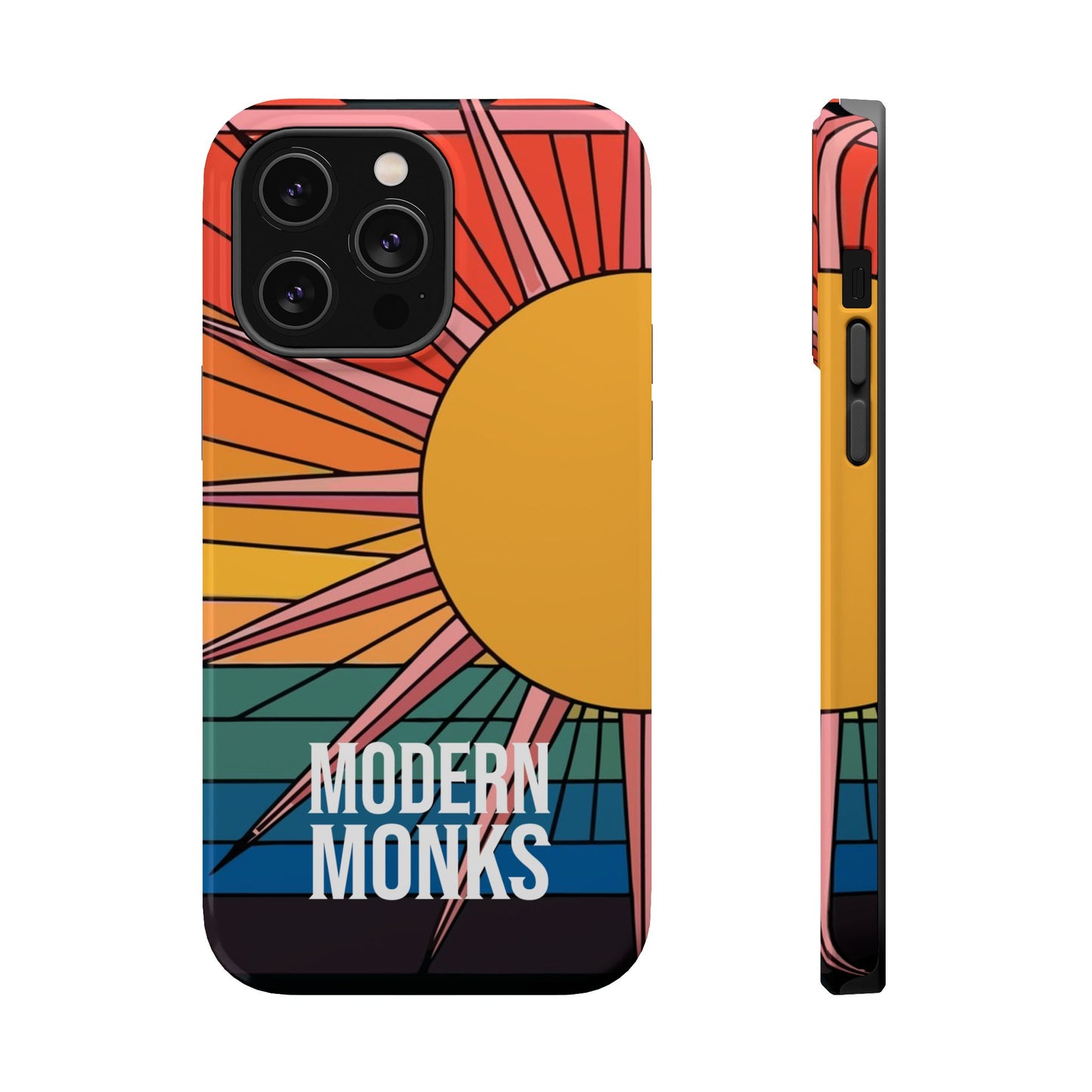 Modern Monks Rainbow Sun MagSafe Tough Case