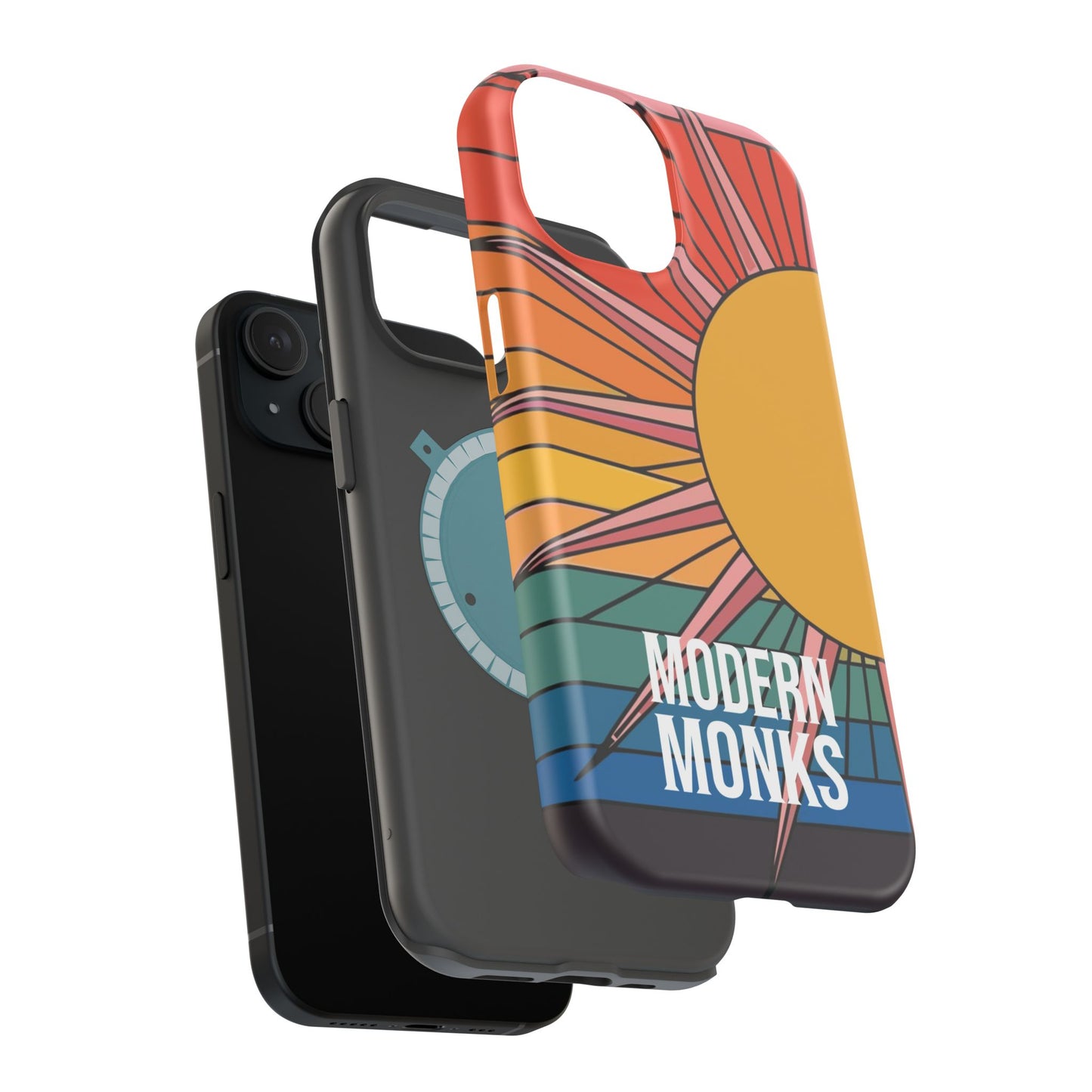 Modern Monks Rainbow Sun MagSafe Tough Case
