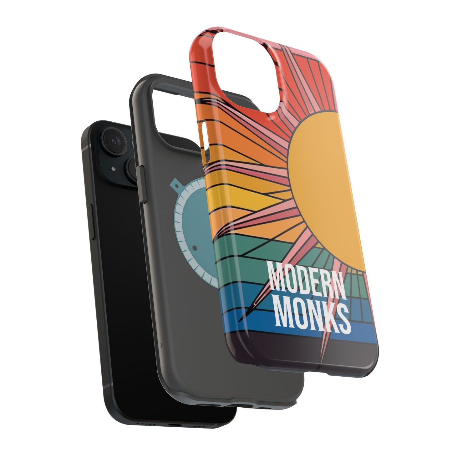 Modern Monks Rainbow Sun MagSafe Tough Case