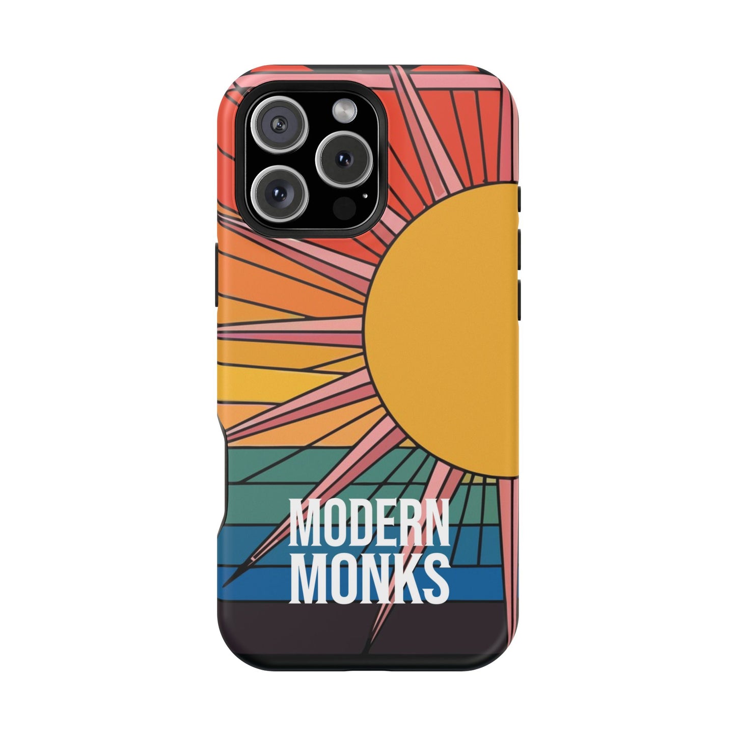 Modern Monks Rainbow Sun MagSafe Tough Case