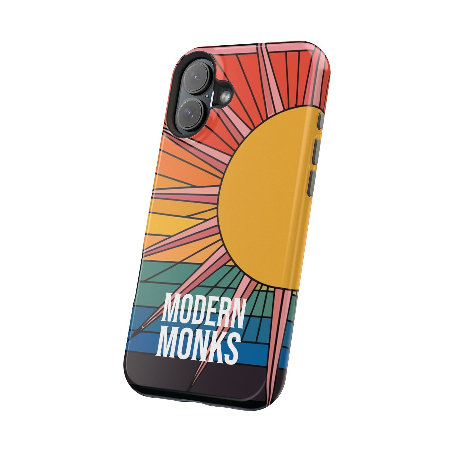 Modern Monks Rainbow Sun MagSafe Tough Case
