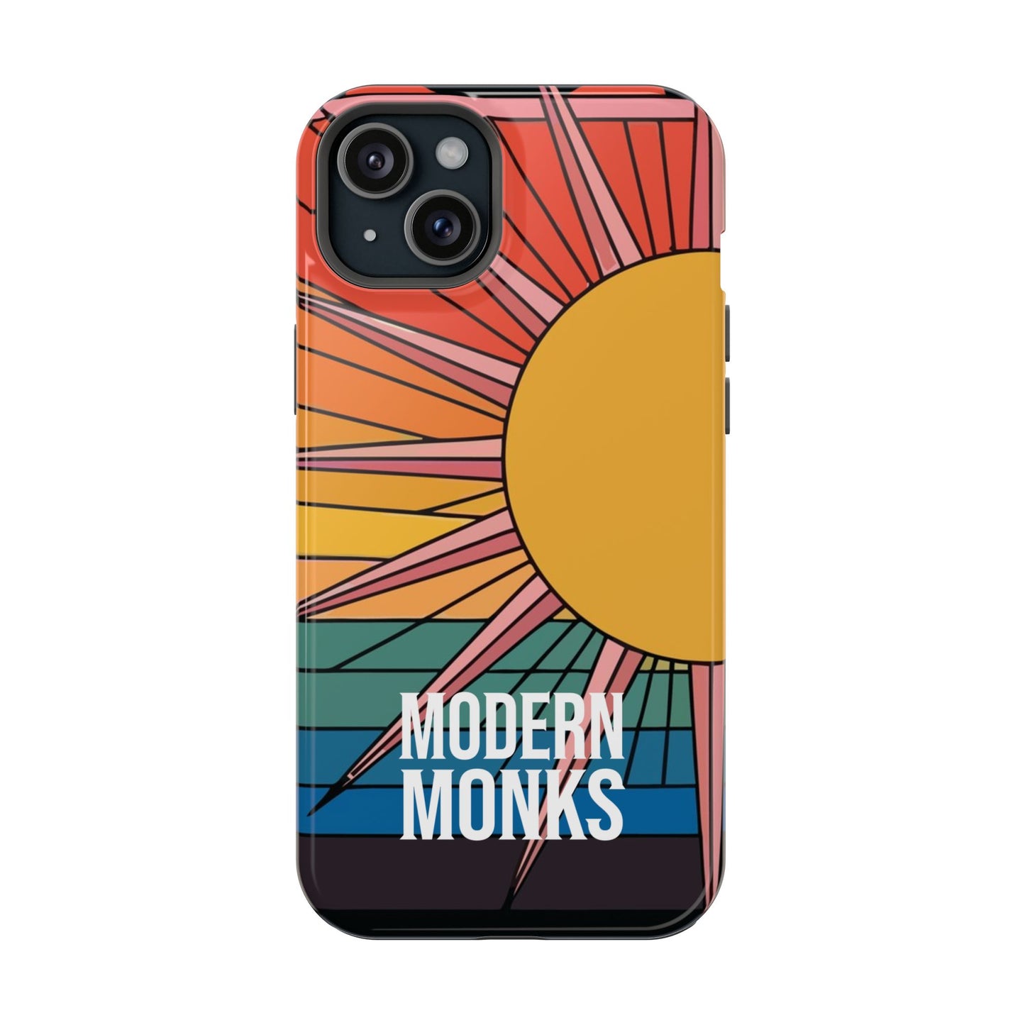 Modern Monks Rainbow Sun MagSafe Tough Case