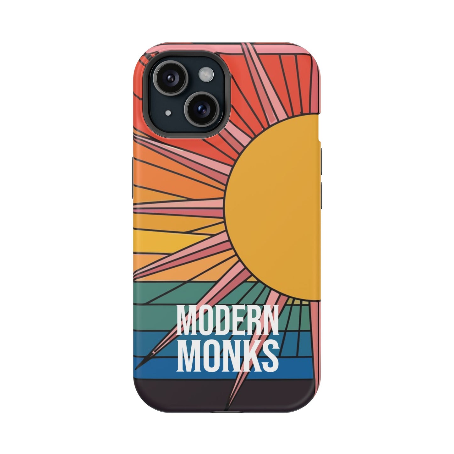 Modern Monks Rainbow Sun MagSafe Tough Case