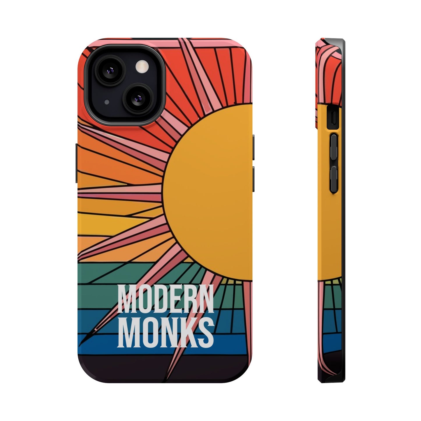 Modern Monks Rainbow Sun MagSafe Tough Case