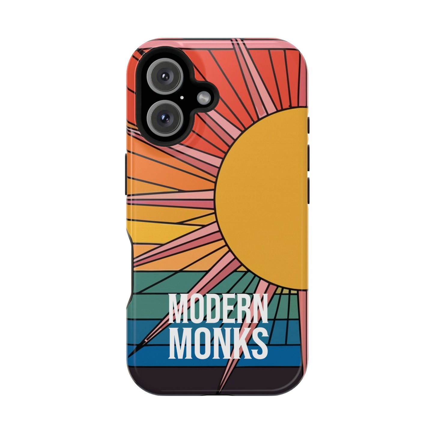 Modern Monks Rainbow Sun MagSafe Tough Case