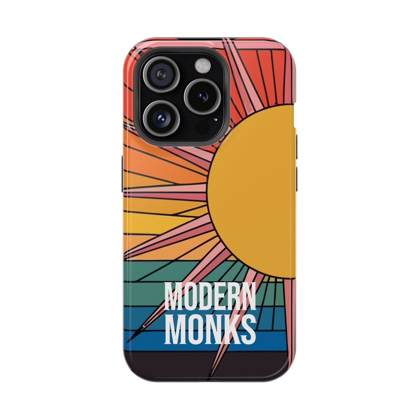 Modern Monks Rainbow Sun MagSafe Tough Case