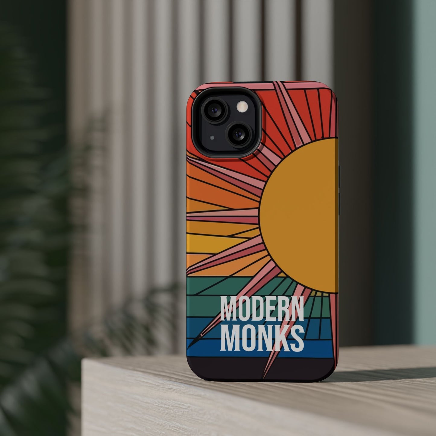 Modern Monks Rainbow Sun MagSafe Tough Case