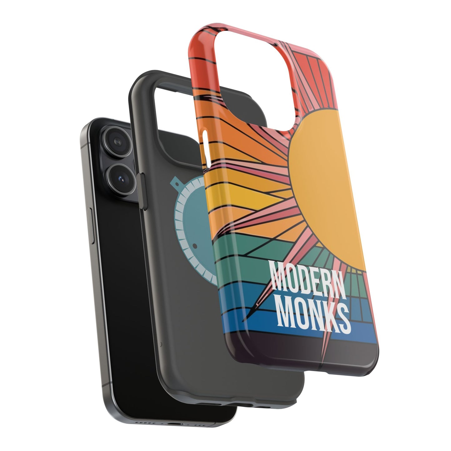 Modern Monks Rainbow Sun MagSafe Tough Case