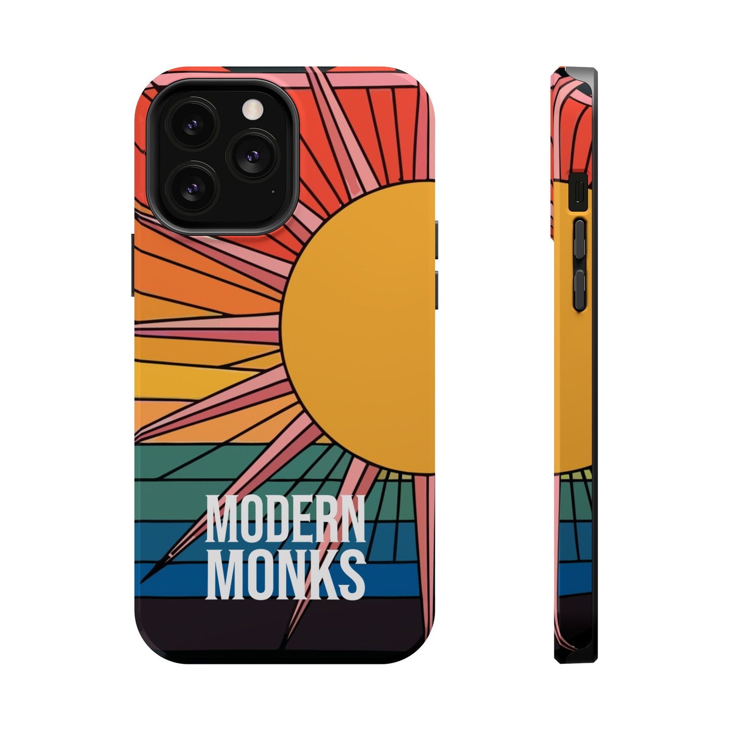 Modern Monks Rainbow Sun MagSafe Tough Case
