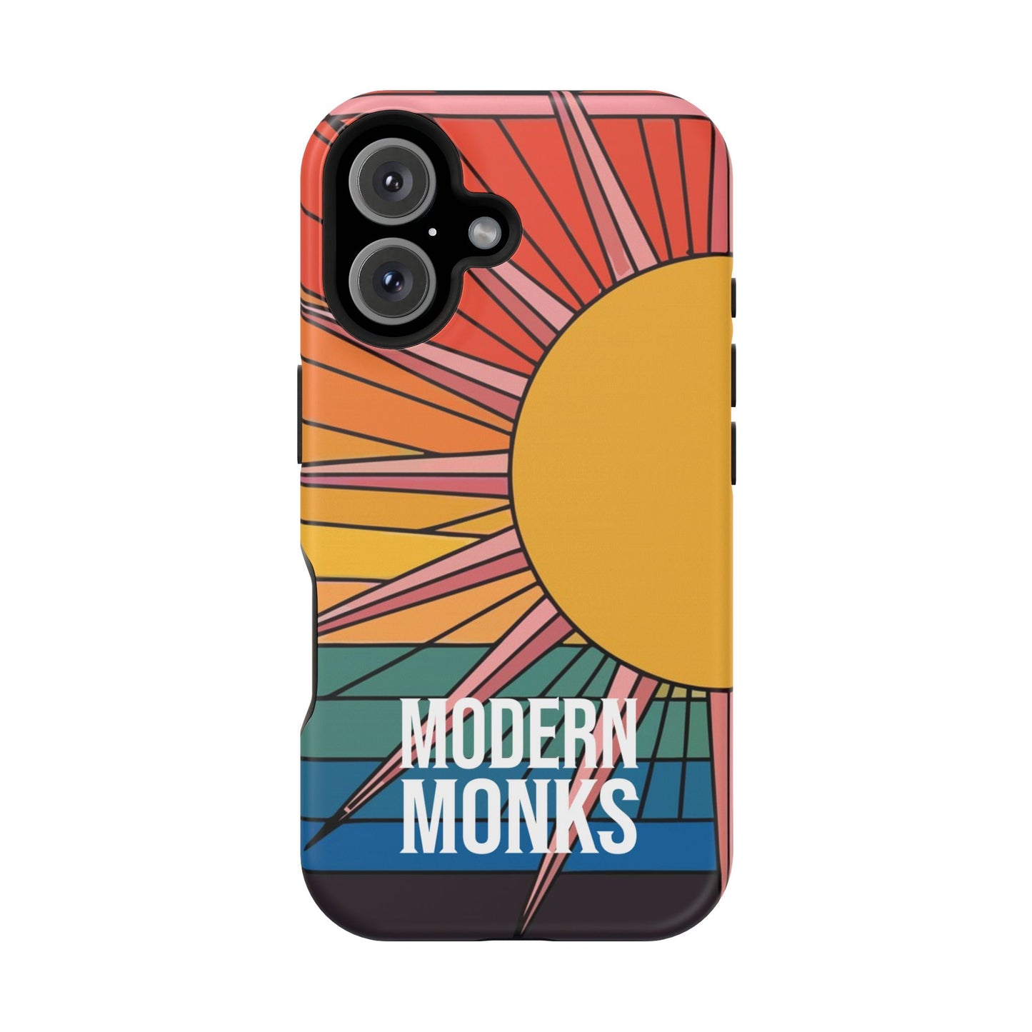 Modern Monks Rainbow Sun MagSafe Tough Case