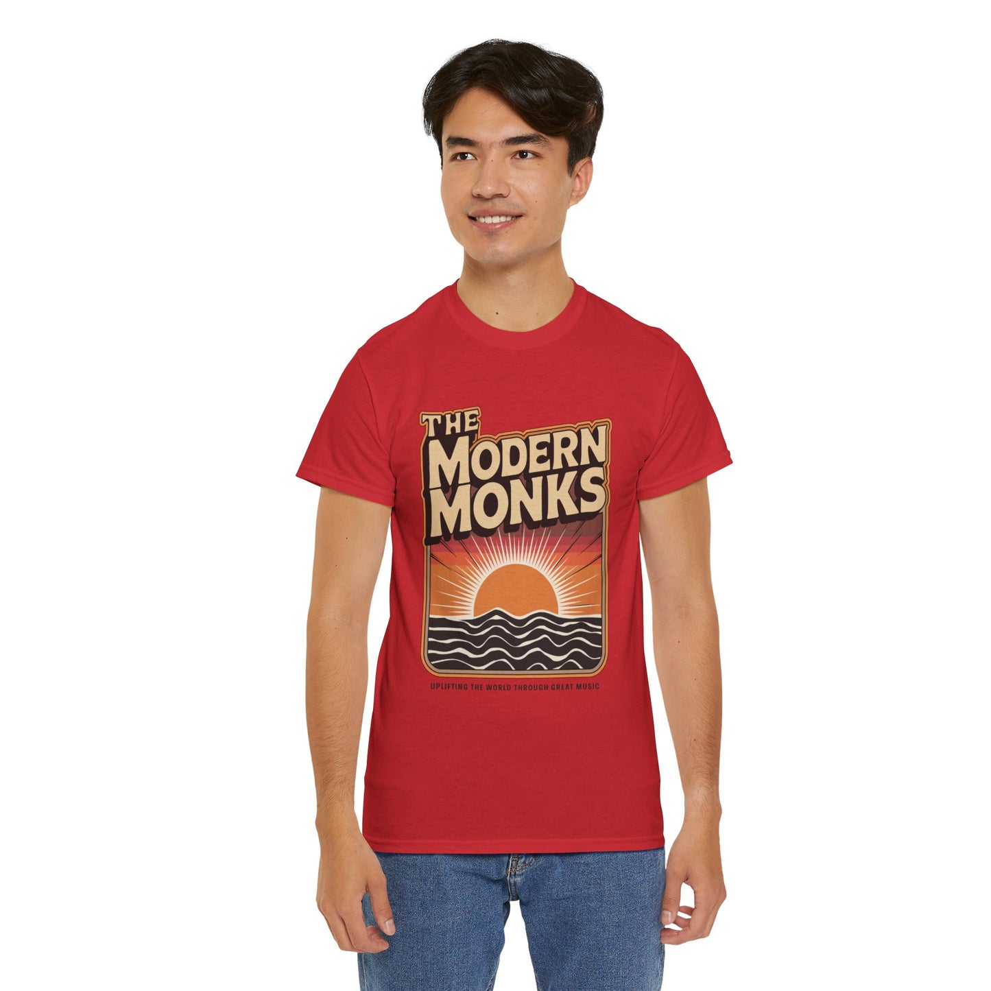 Modern Monks Retro Sunrise T-Shirt