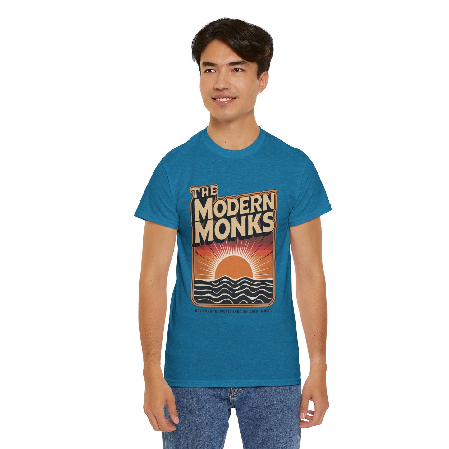 Modern Monks Retro Sunrise T-Shirt