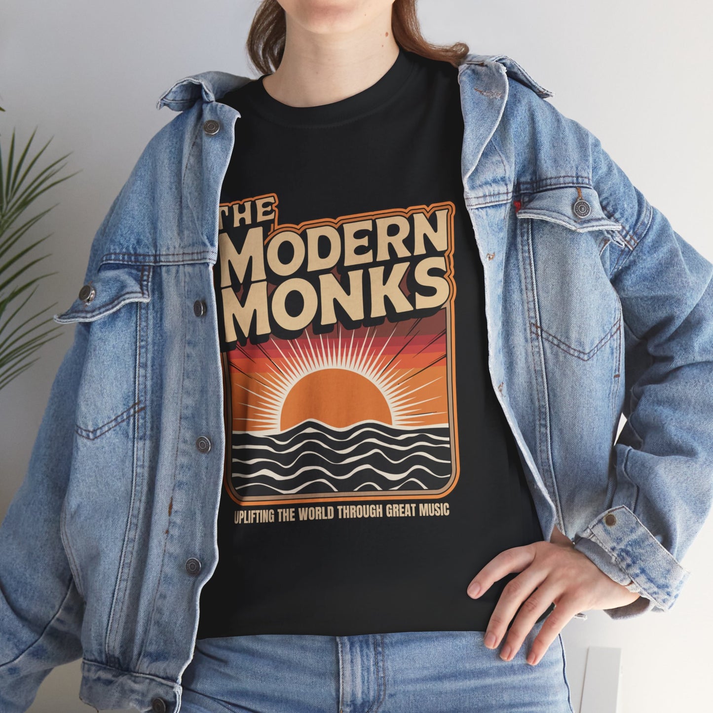 Modern Monks Retro Sunrise T-Shirt