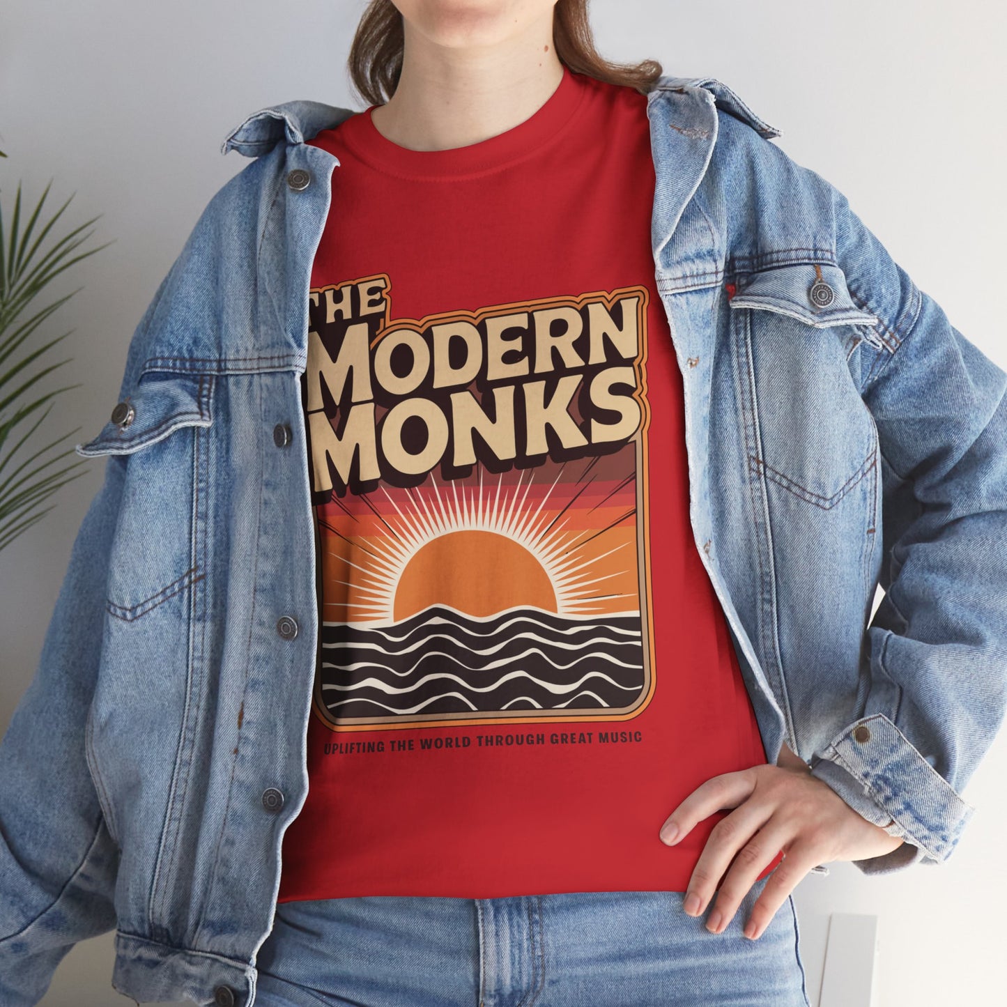 Modern Monks Retro Sunrise T-Shirt