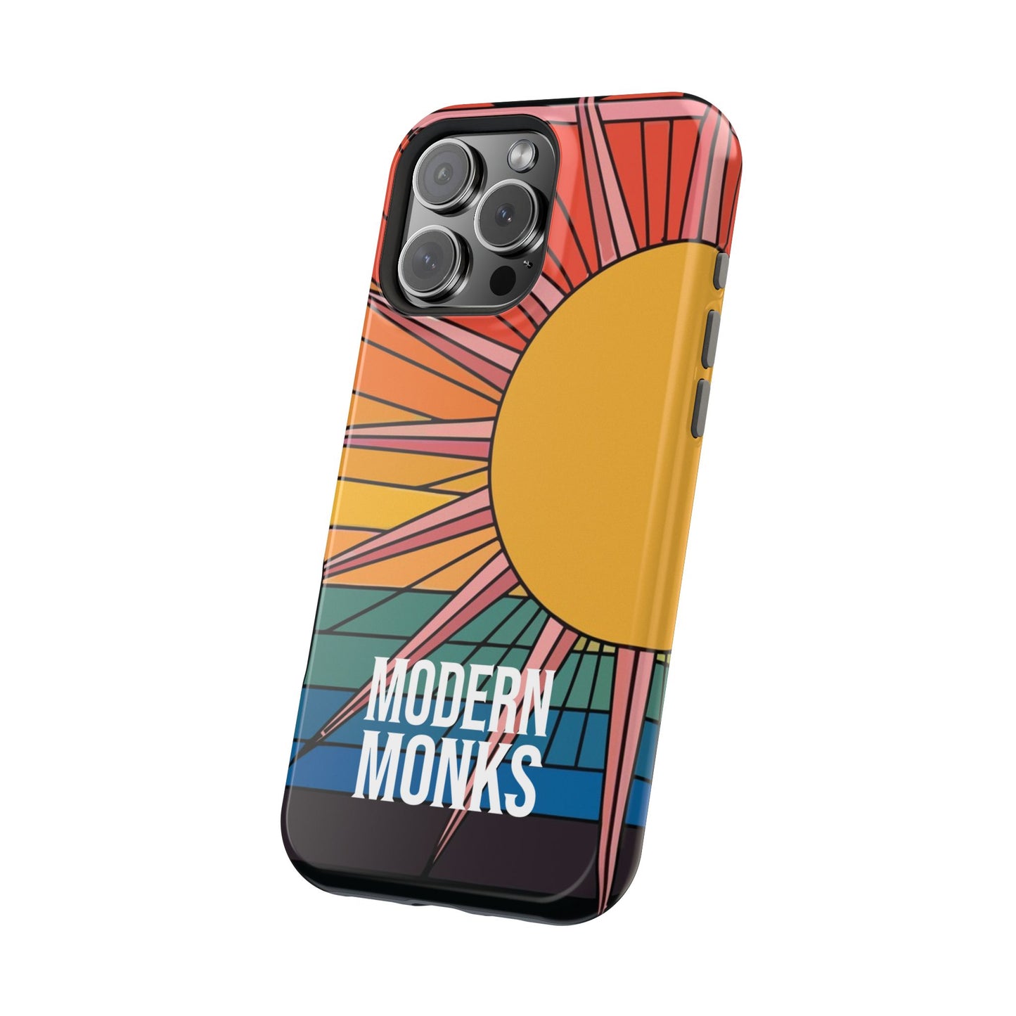 Modern Monks Rainbow Sun MagSafe Tough Case
