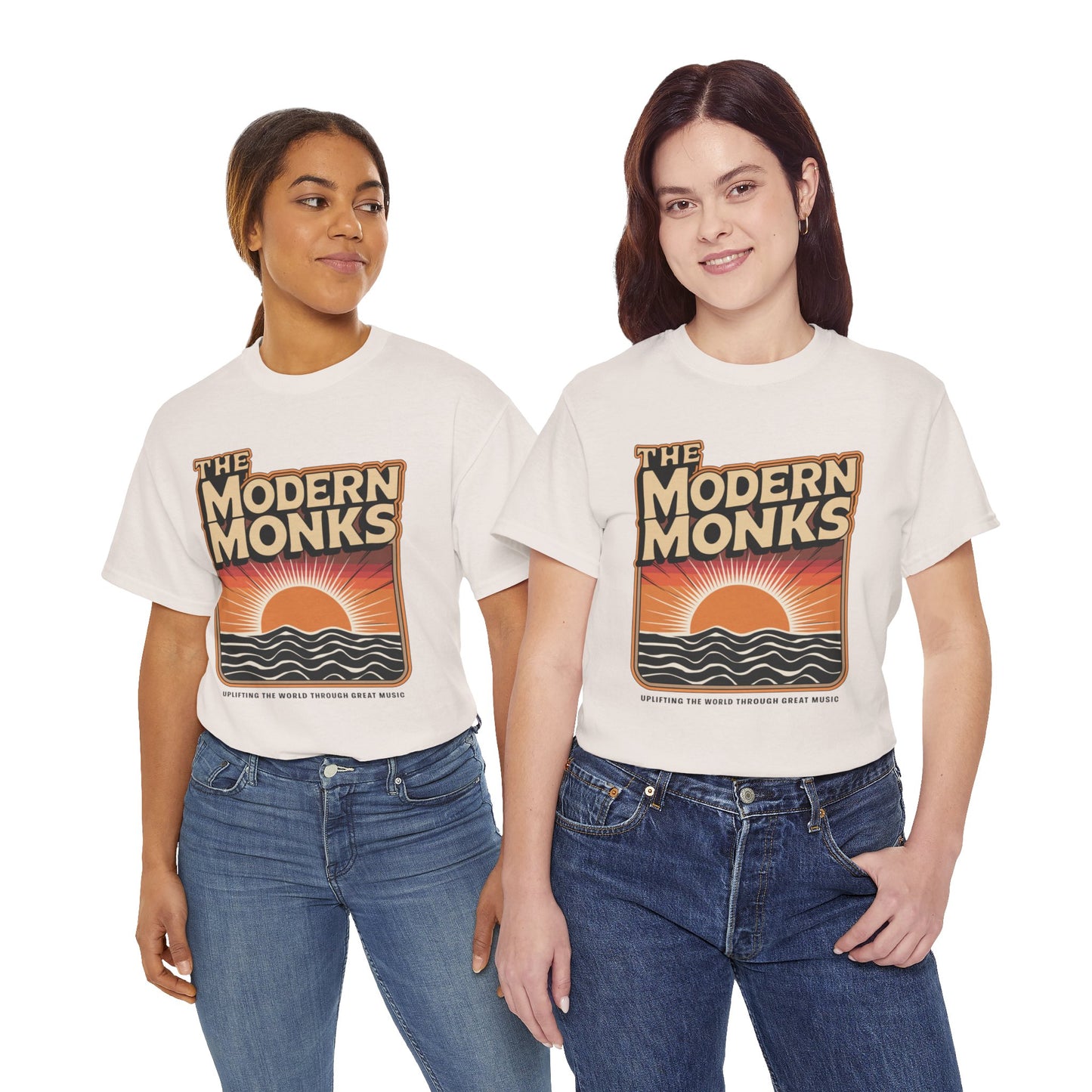Modern Monks Retro Sunrise T-Shirt