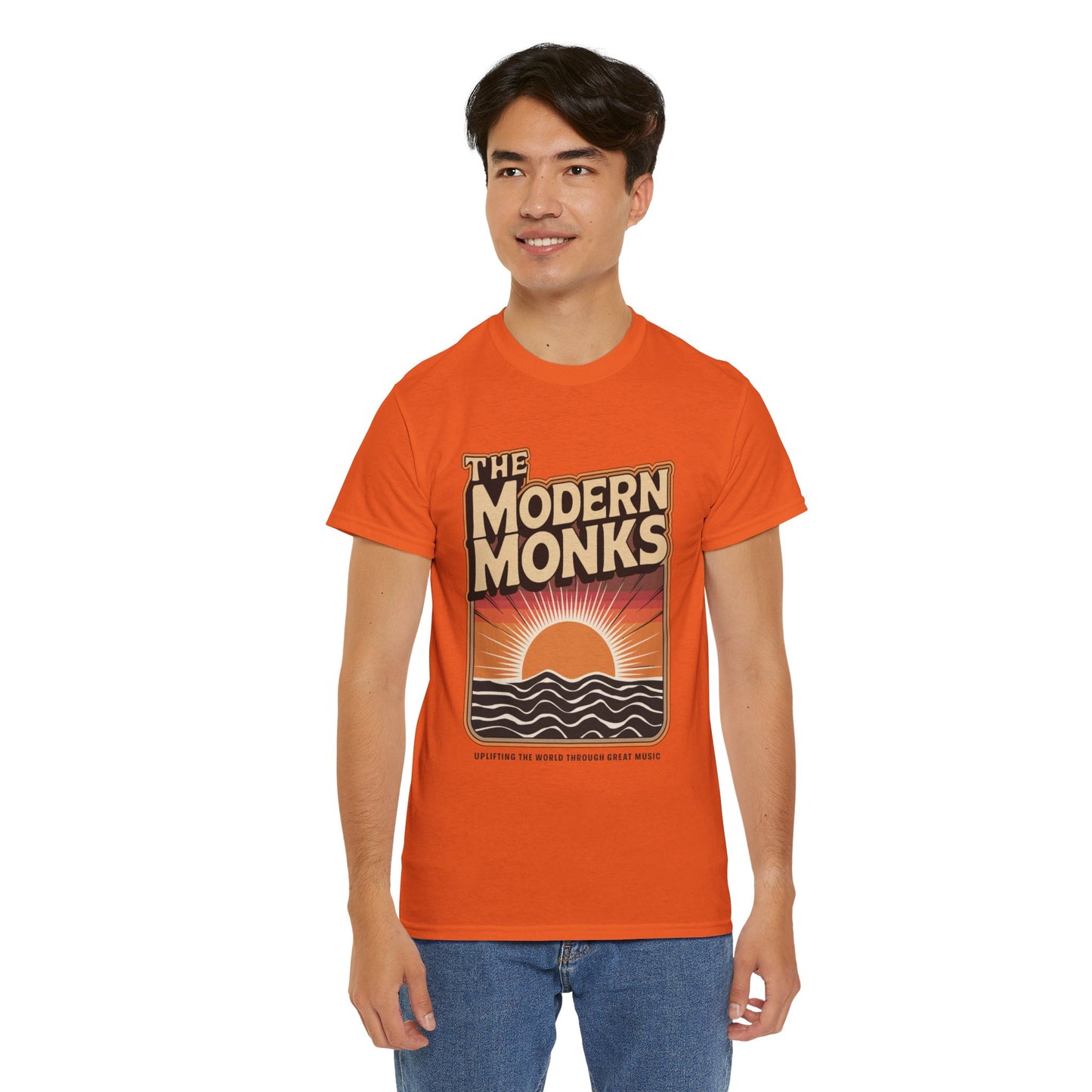 Modern Monks Retro Sunrise T-Shirt