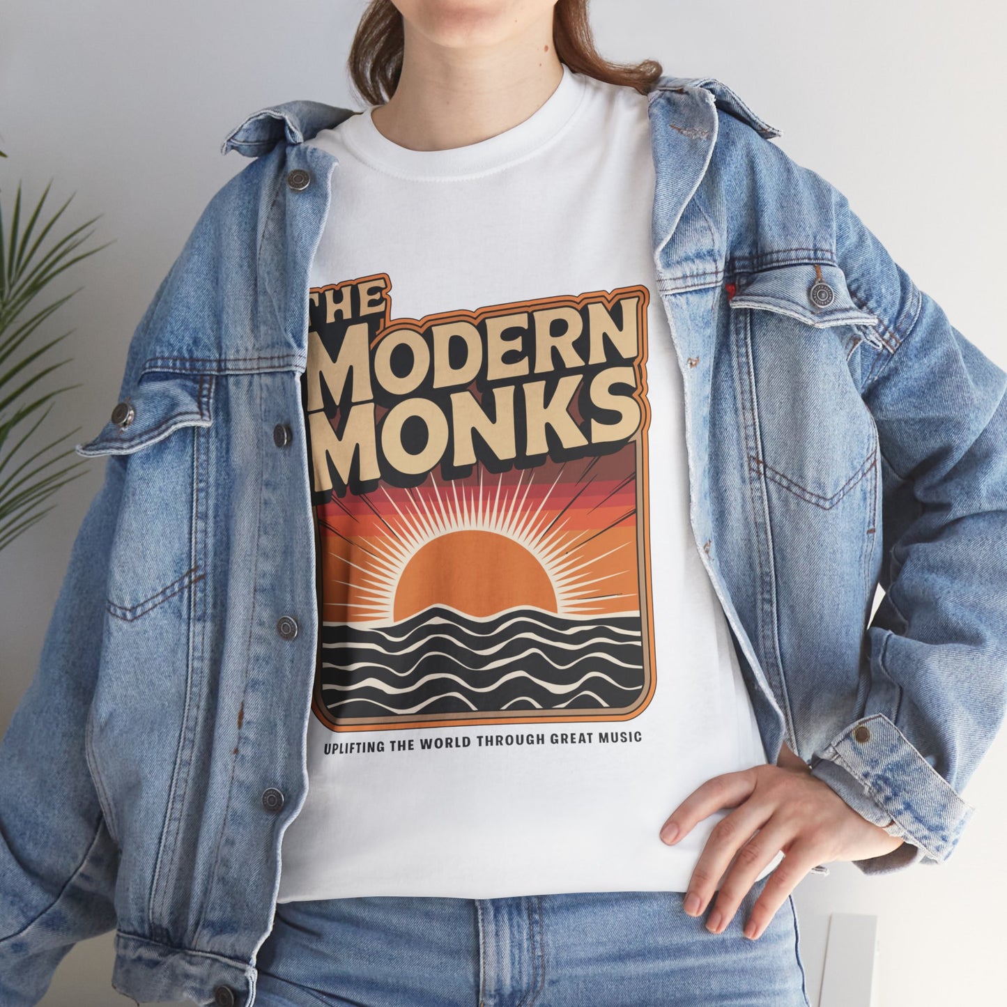 Modern Monks Retro Sunrise T-Shirt