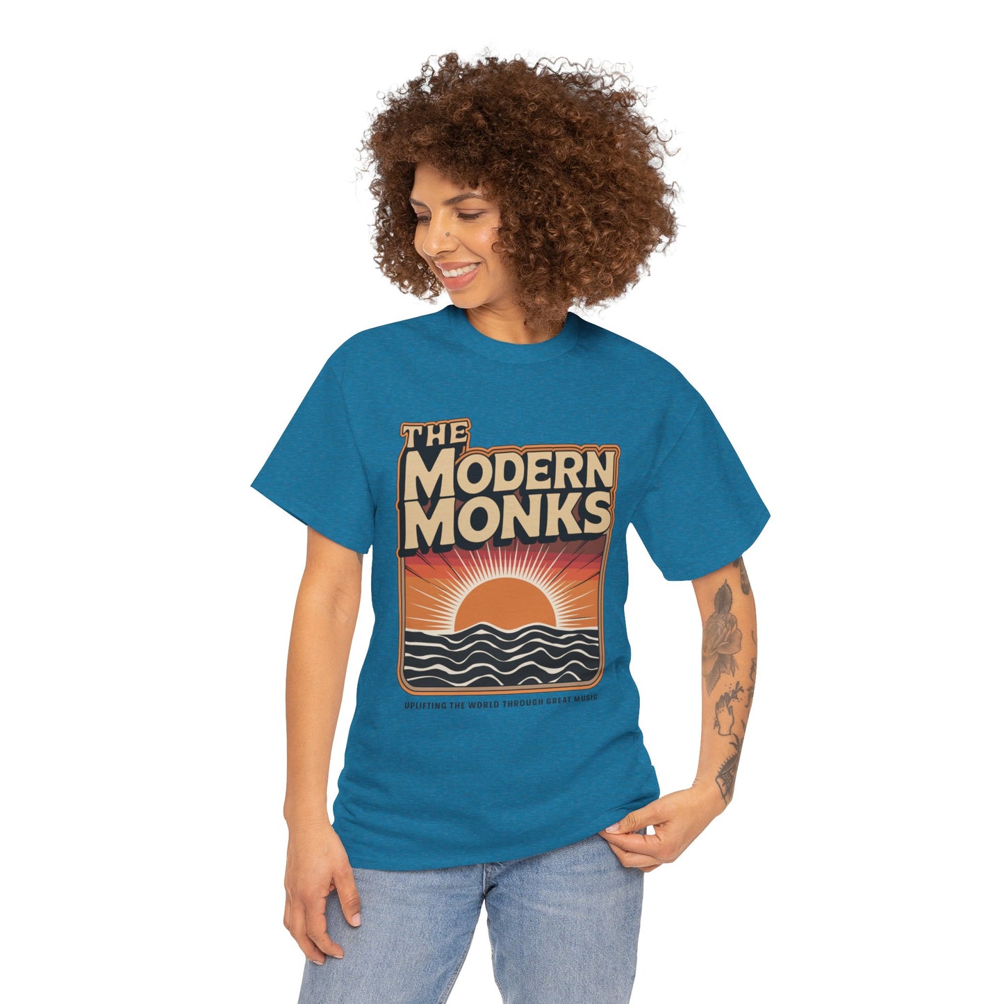 Modern Monks Retro Sunrise T-Shirt