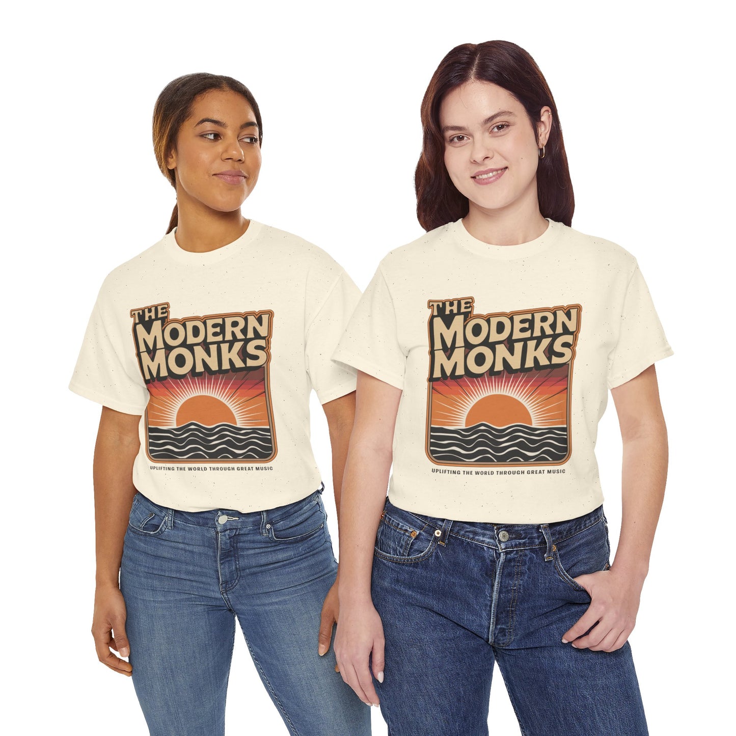 Modern Monks Retro Sunrise T-Shirt
