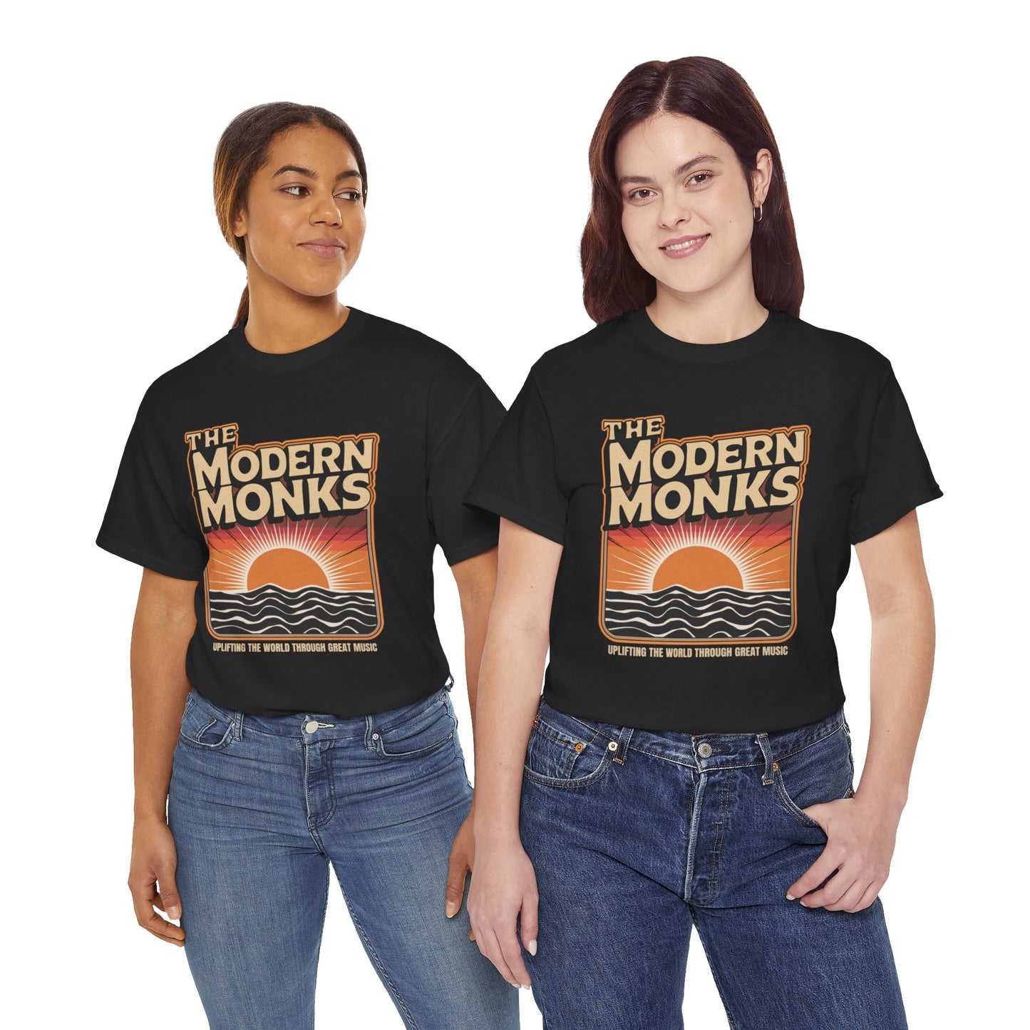 Modern Monks Retro Sunrise T-Shirt