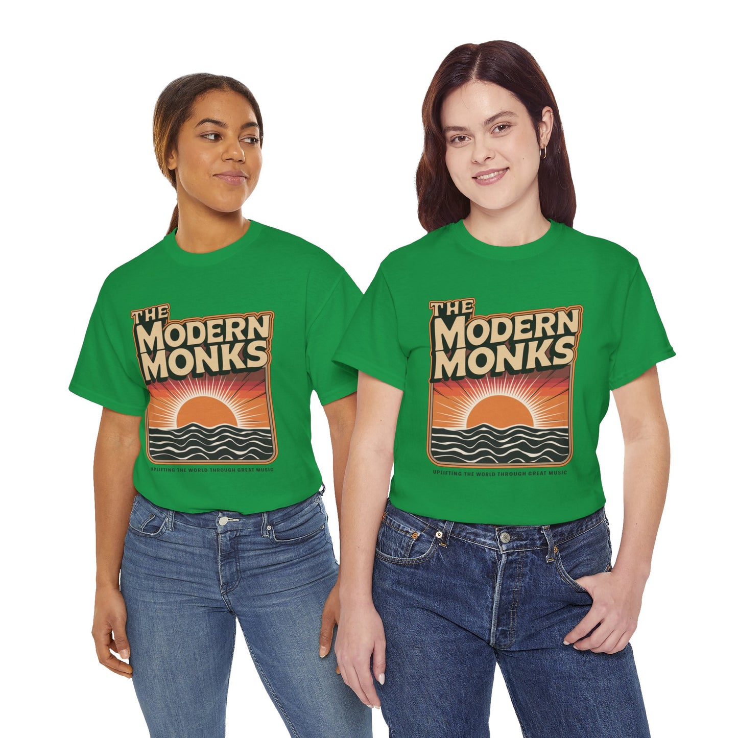 Modern Monks Retro Sunrise T-Shirt