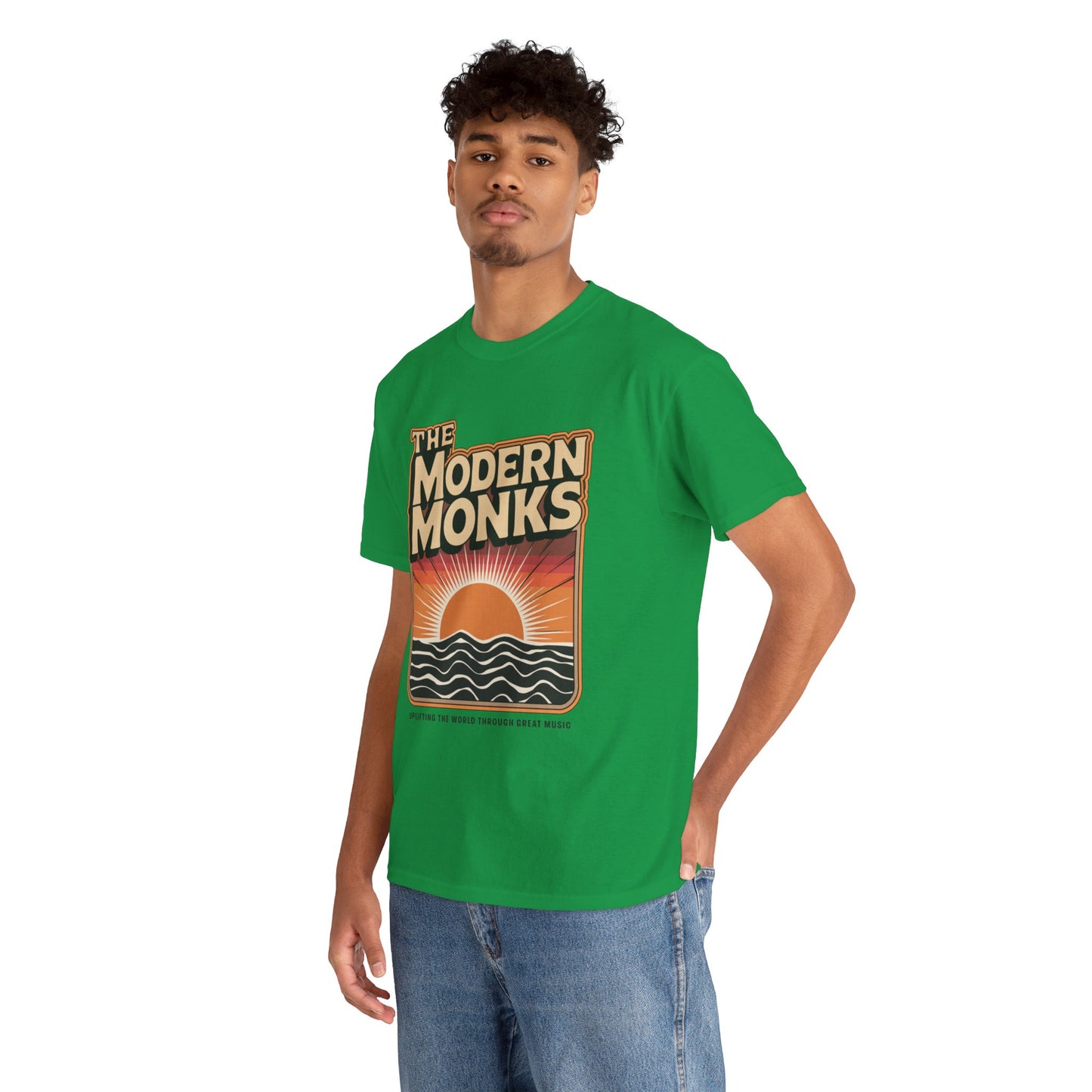 Modern Monks Retro Sunrise T-Shirt