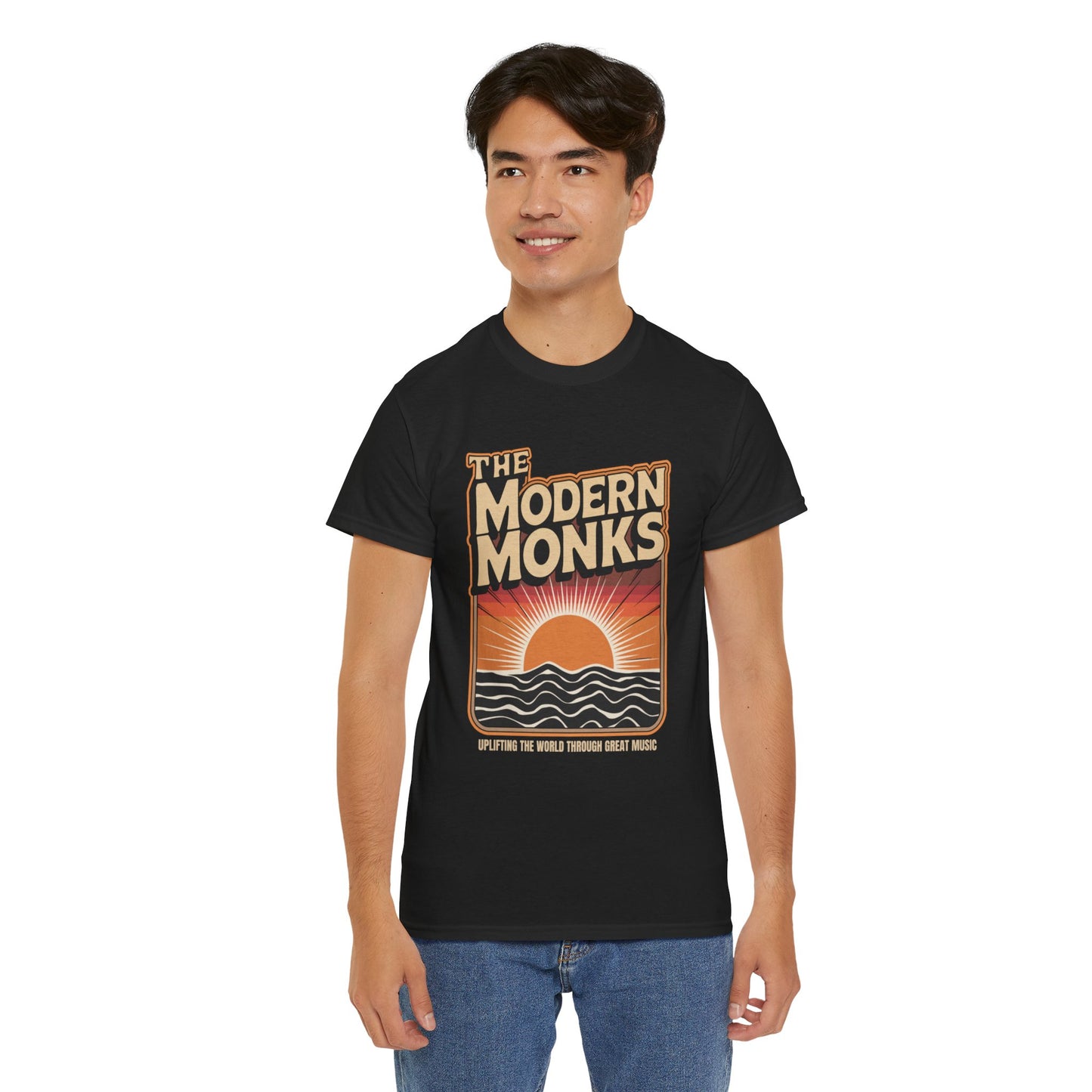 Modern Monks Retro Sunrise T-Shirt