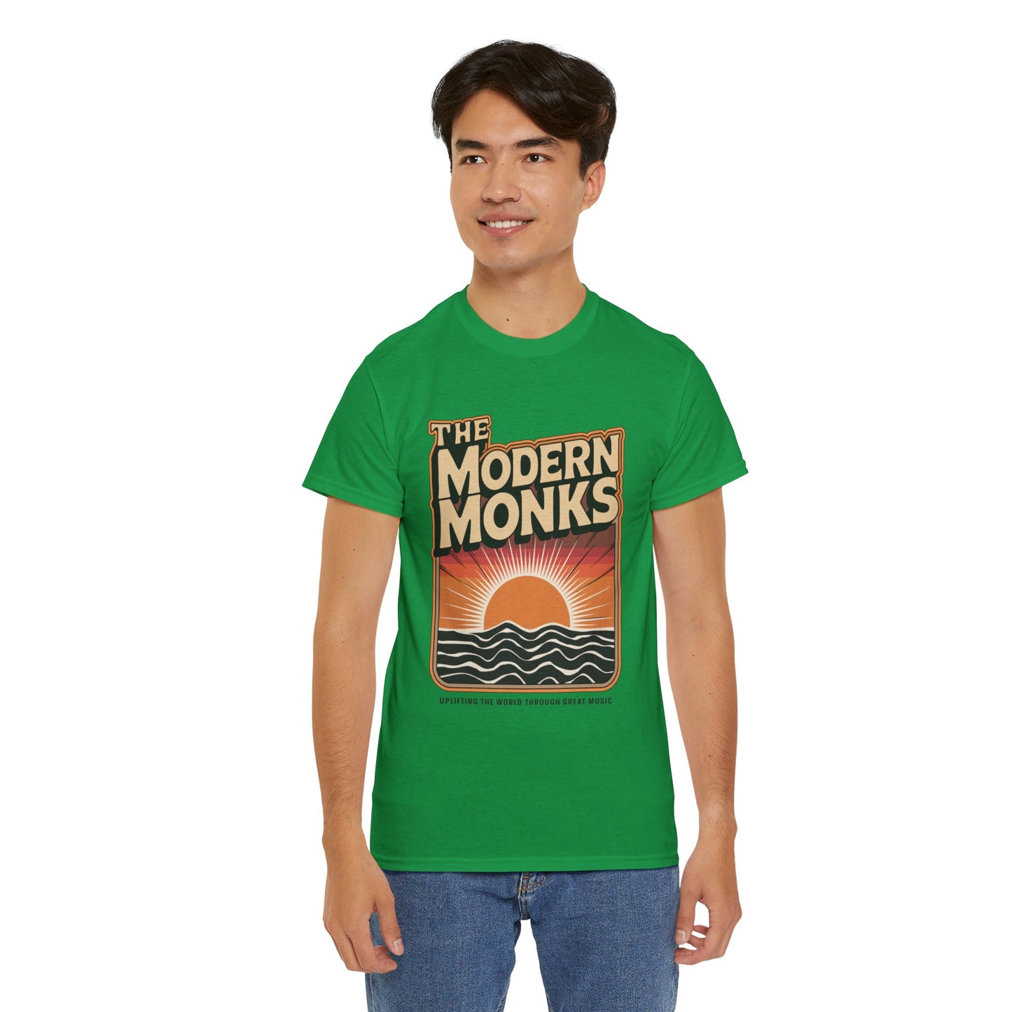 Modern Monks Retro Sunrise T-Shirt