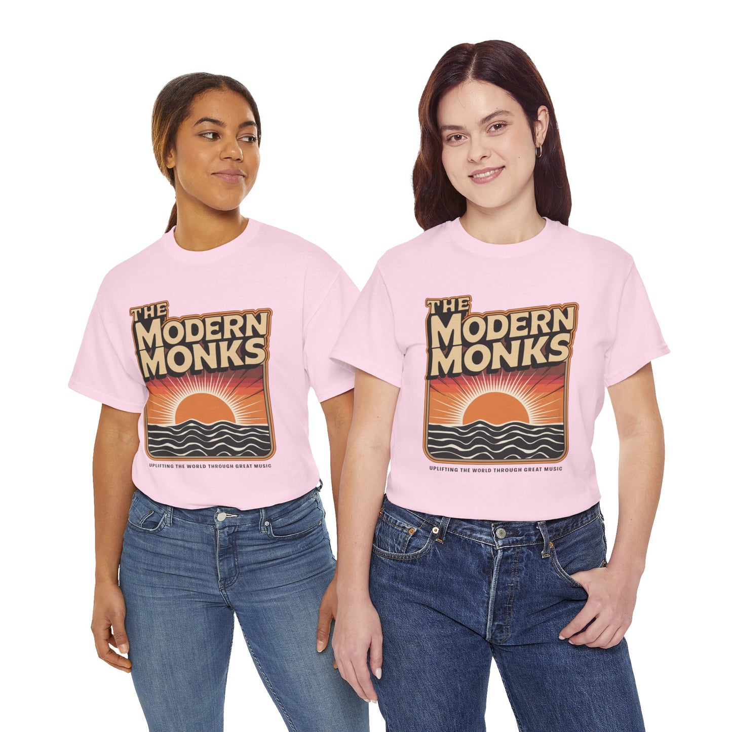 Modern Monks Retro Sunrise T-Shirt