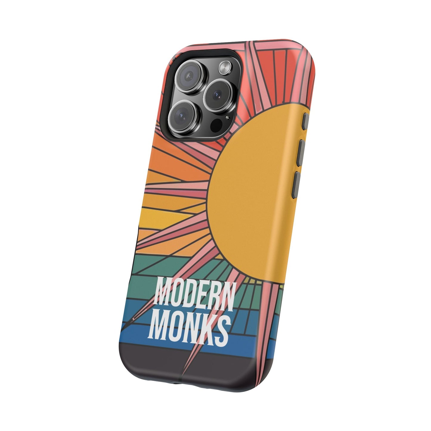 Modern Monks Rainbow Sun MagSafe Tough Case