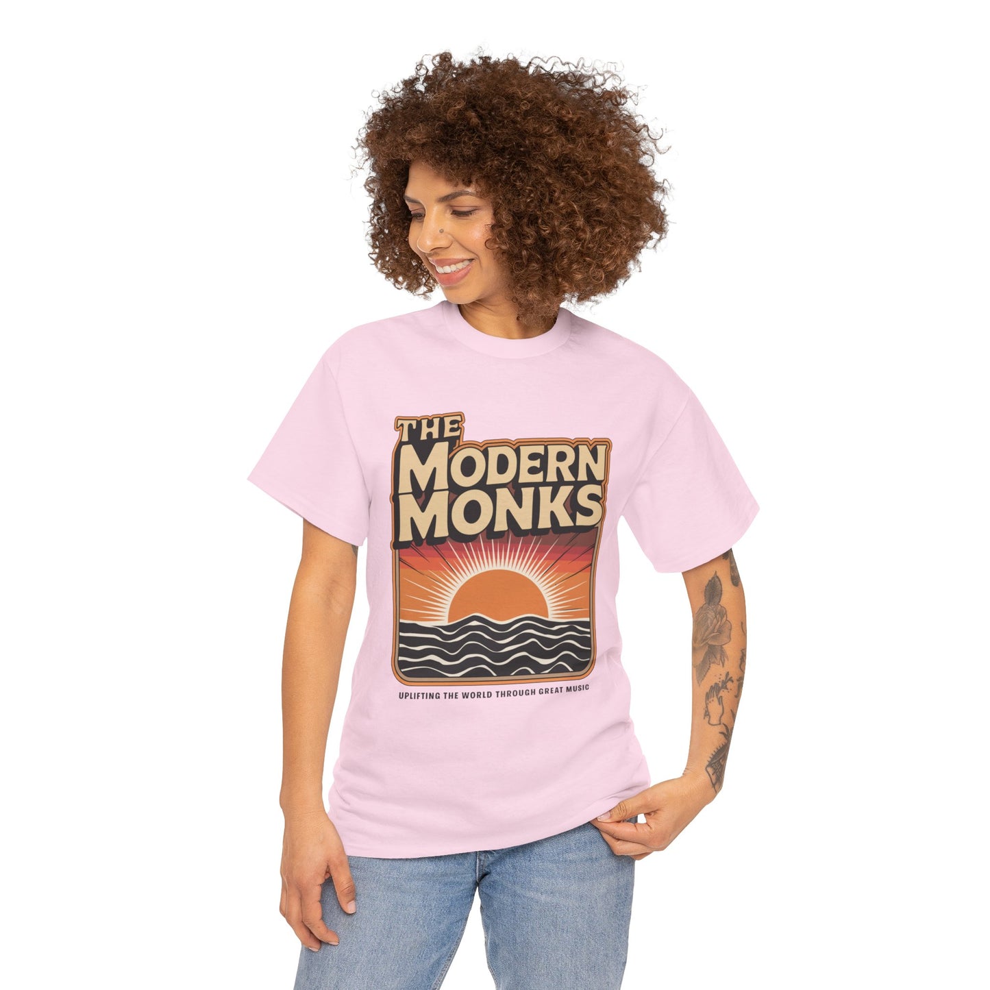 Modern Monks Retro Sunrise T-Shirt