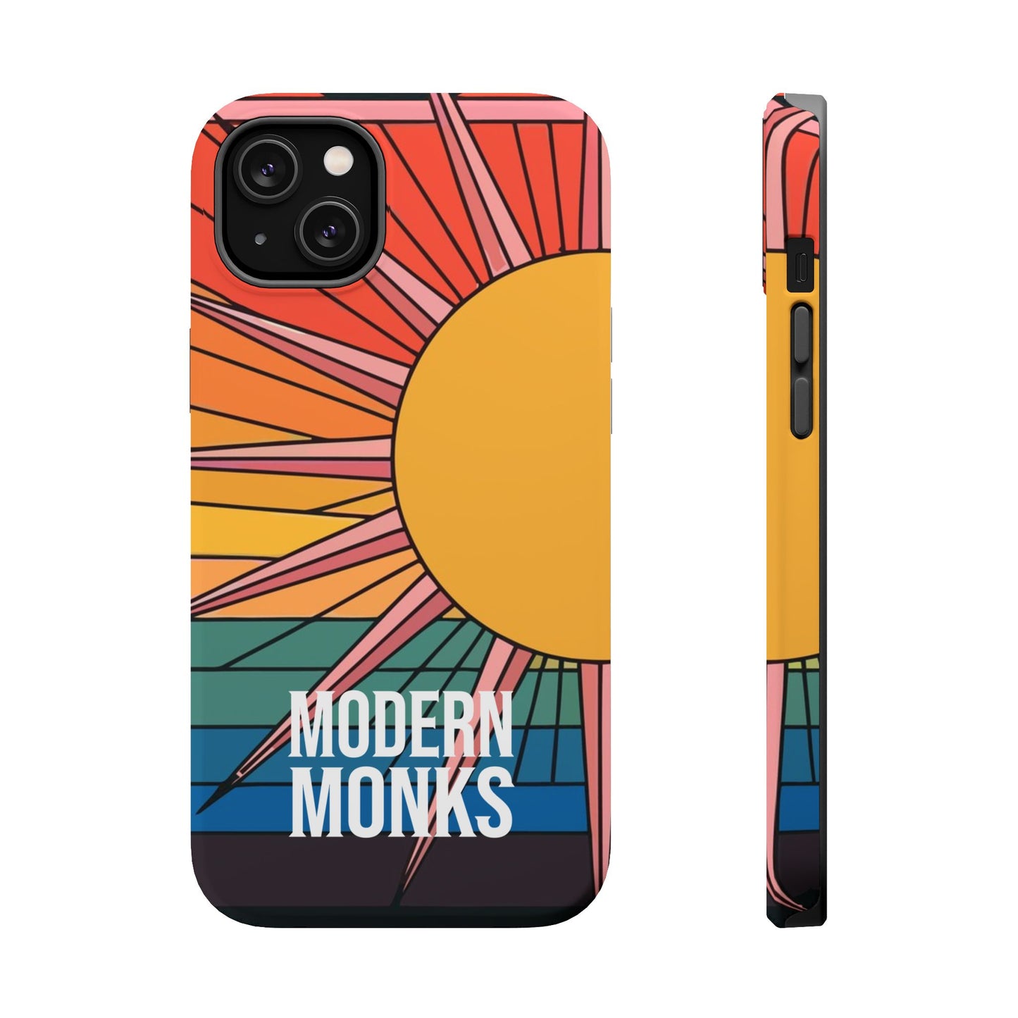 Modern Monks Rainbow Sun MagSafe Tough Case