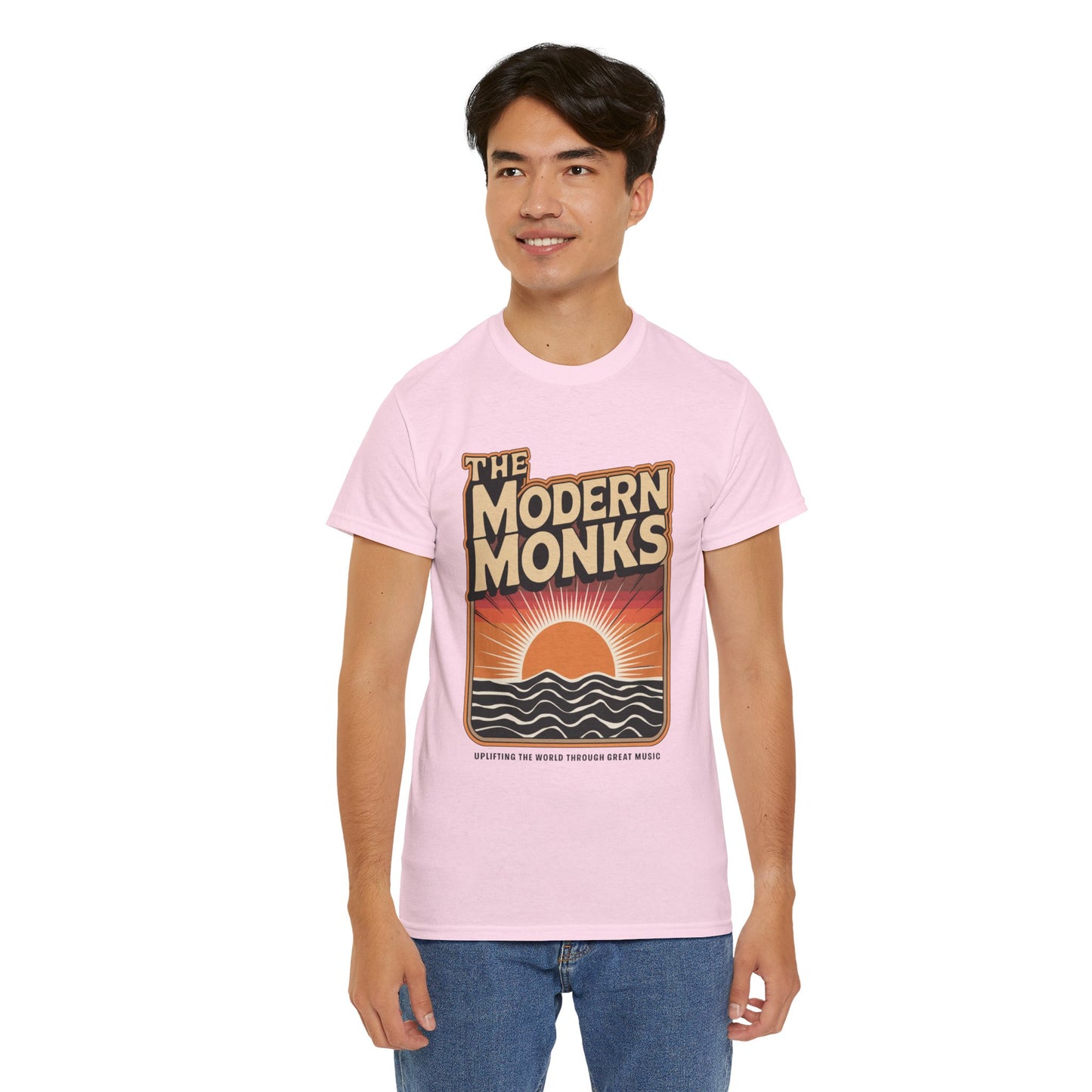 Modern Monks Retro Sunrise T-Shirt