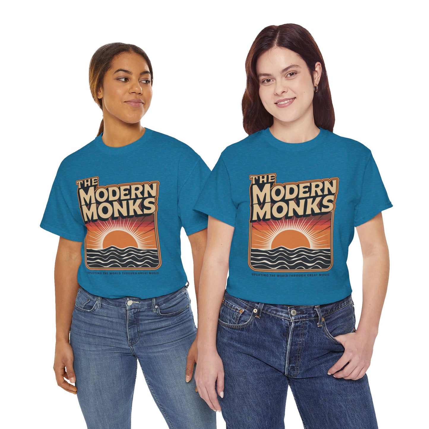 Modern Monks Retro Sunrise T-Shirt