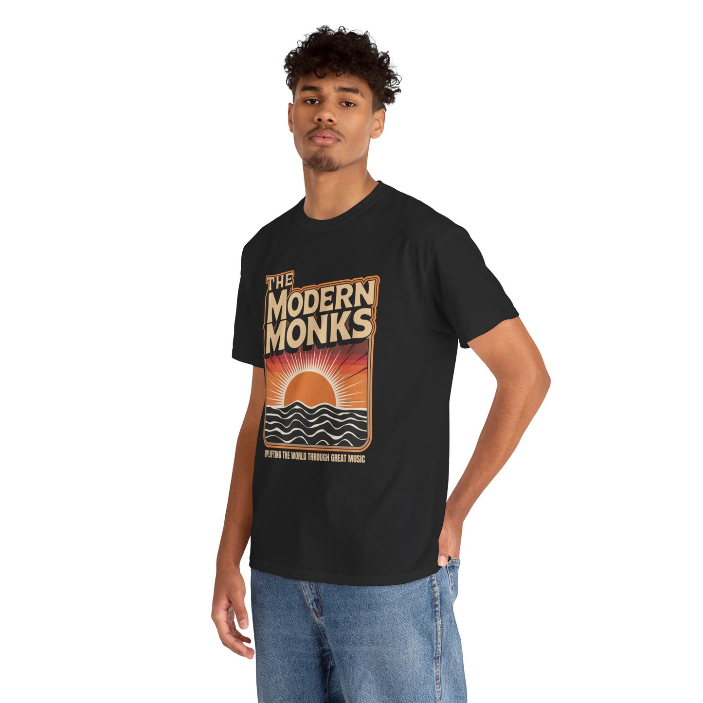 Modern Monks Retro Sunrise T-Shirt