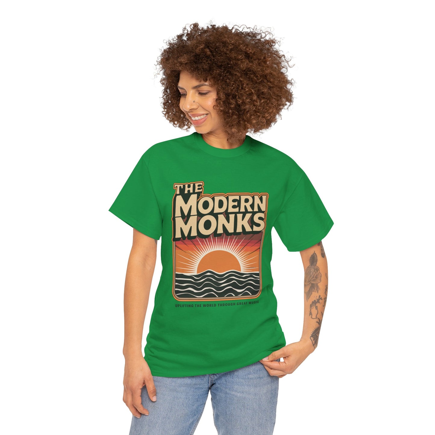 Modern Monks Retro Sunrise T-Shirt