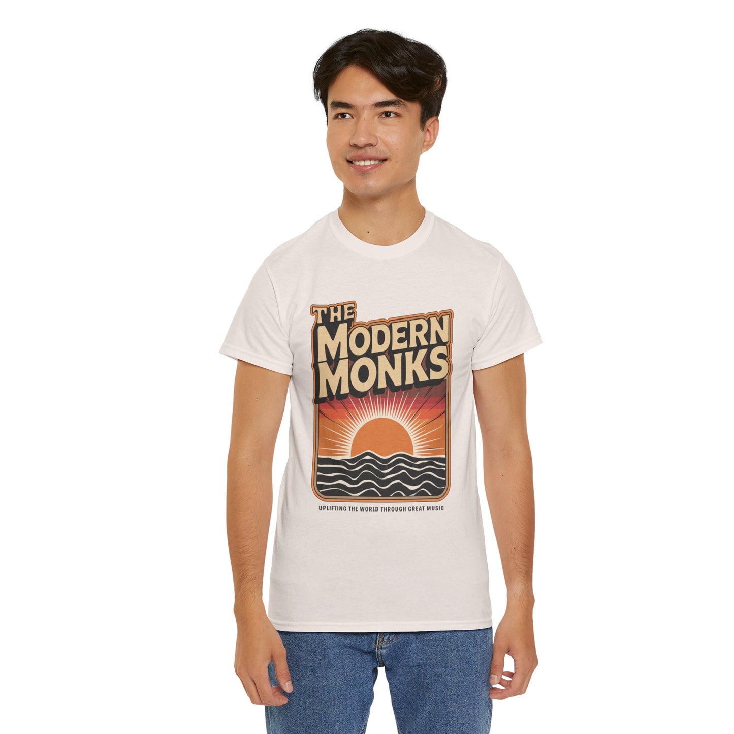 Modern Monks Retro Sunrise T-Shirt