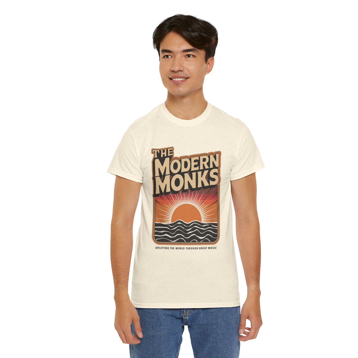 Modern Monks Retro Sunrise T-Shirt